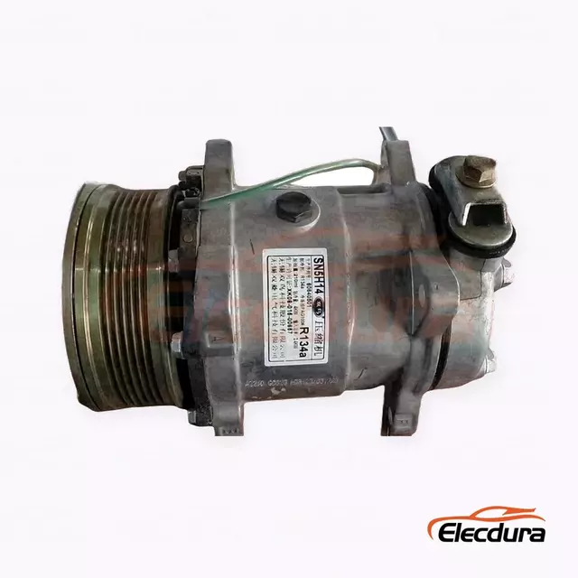 Compressor A/C resistente 5H14 24V 6PK para caminh&atilde;o Foton Auman