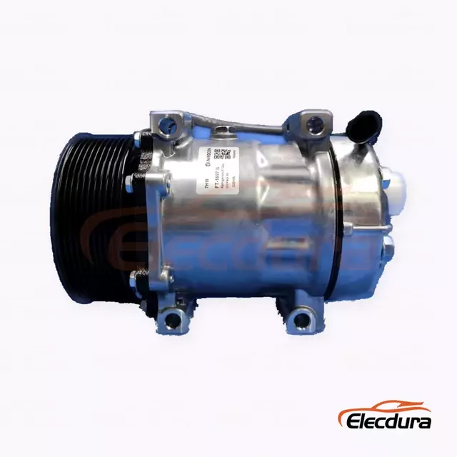 7H15 24V 10PK 123 مم ضاغط مكيف الهواء للخدمة الشاقة لإصدار FAW Jiefang JH6 O-ring-port 10PK