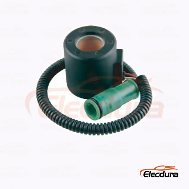24V Cangkang bundar dengan harness timah terlindung Kumparan Solenoid Hidraulik Otomotif Universal untuk Pasokan B2B Alat Berat