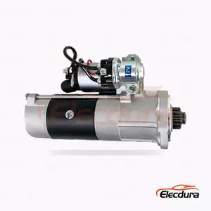 三菱タイプ 12V 3.0kW 10 歯 CW スターター モーター、完全側面図