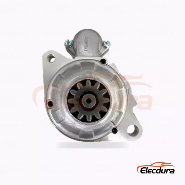 Motor de arranque para equipo FYD86-M Shanghai Diesel 4114, 24 V, 4,5 kW, 12 dientes, vista lateral completa