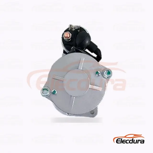 S12-30203 Hitachi-Typ Anlasser , 24V 3,2 kW 9 Z&auml;hne, vollst&auml;ndige Seitenansicht