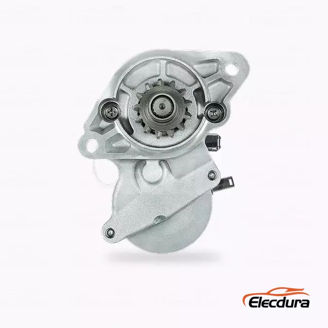 228000-6320 Kubota D1105 V1505 มอเตอร์สตาร์ทขายส่ง มุมมองด้านหน้าไดรฟ์