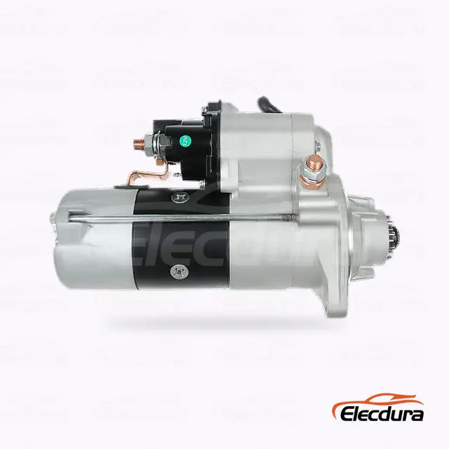 428000-7110 Cummins ISB 6.7 ขายส่งมอเตอร์สตาร์ท, มุมมองด้านข้างแบบสมบูรณ์