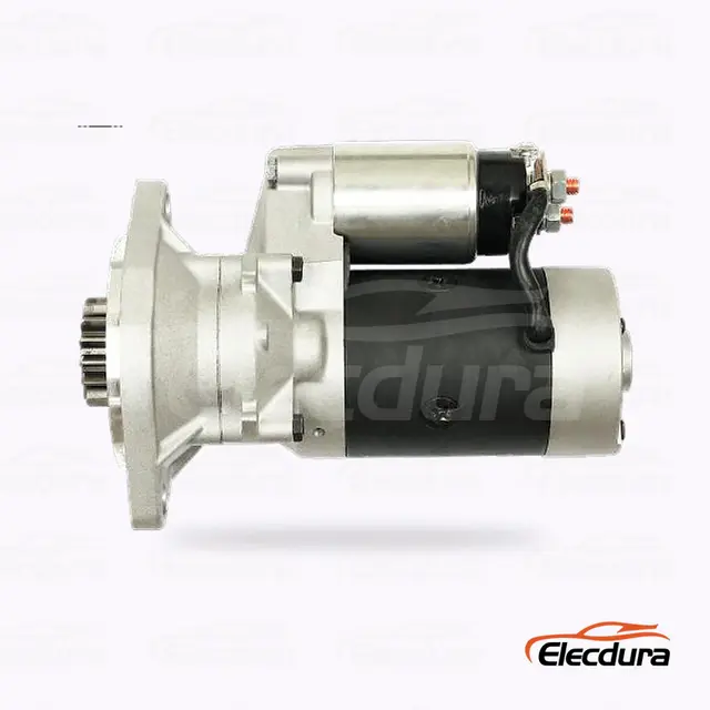 129130-77010 Yanmar 3TNE88 12V 2.5 kW 15T D&eacute;marreur Vente en gros, vue lat&eacute;rale compl&egrave;te