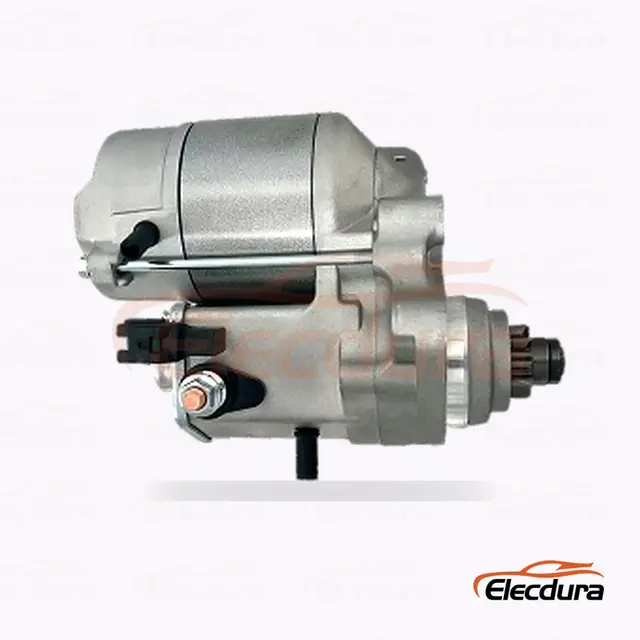 28100-50090 Motor de arranque Toyota, 12 V, 1,4 kW, 9 dientes, vista lateral completa