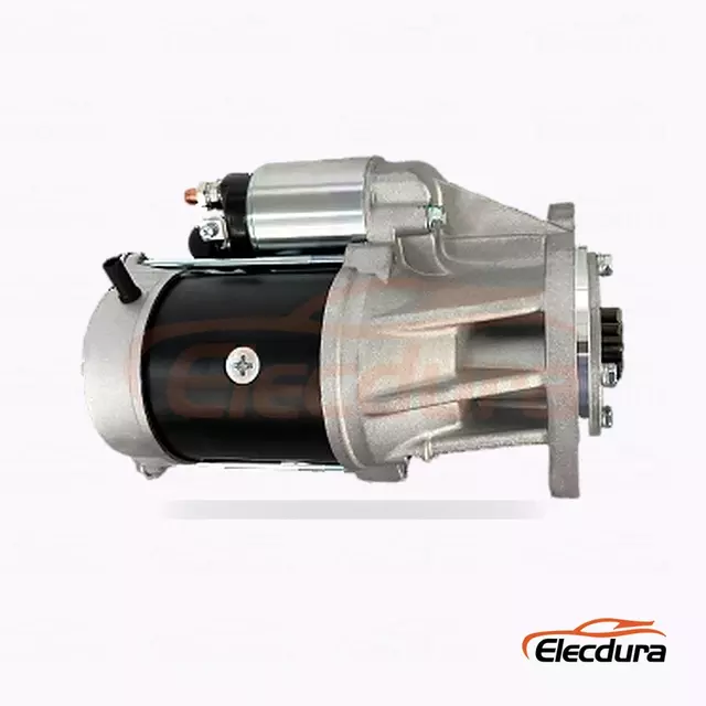 129940-77010 มอเตอร์สตาร์ท Hitachi-Type, 12V 3.0kW 9 ฟัน, มุมมองเทอร์มินัลด้านหลัง