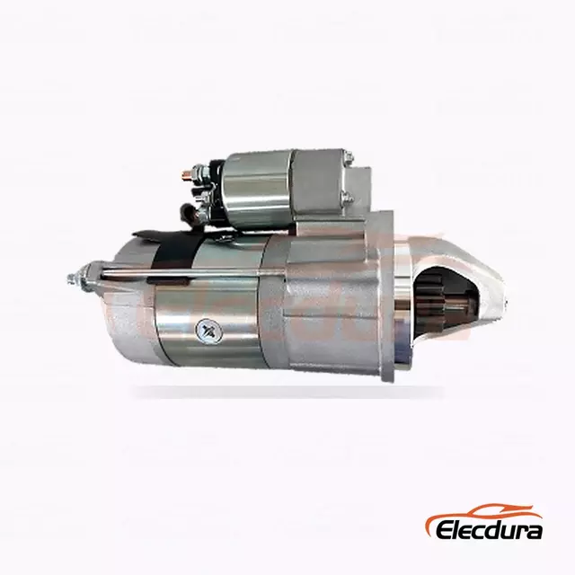 3784889M1 Motorino di avviamento Perkins, 12V 3,2kW 10 denti, vista terminale posteriore