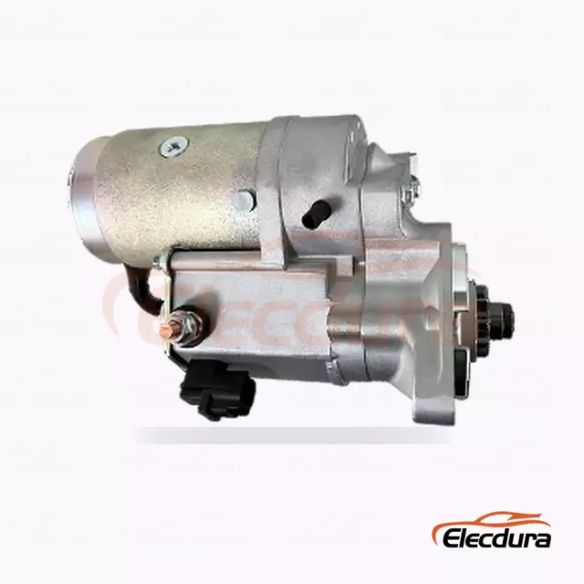28100-67030 มอเตอร์สตาร์ท Toyota Land Cruiser, 12V 2.2kW 10 ฟัน, มุมมองด้านหลัง