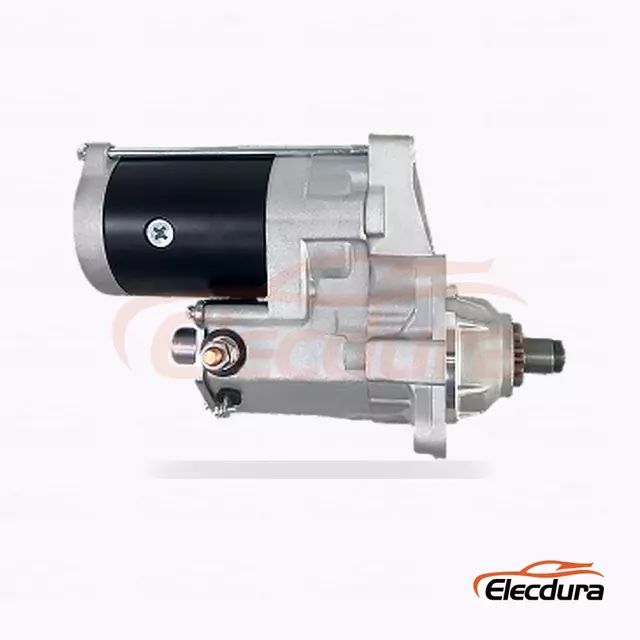 128000-7250 Motor de partida John Deere 7200, 12V 3,0kW 10 dentes, vista lateral completa