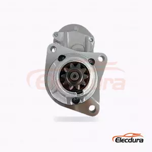 128000-4090 Motor de arranque Caterpillar, 12 V, 2,5 kW, 10 dientes, vista lateral completa