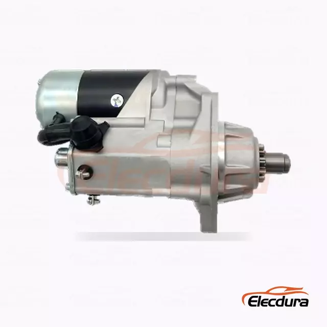 228000-5810 Bobcat 643 Startermotor, 12V 2,7kW 11 t&aelig;nder, bagfra terminalvisning