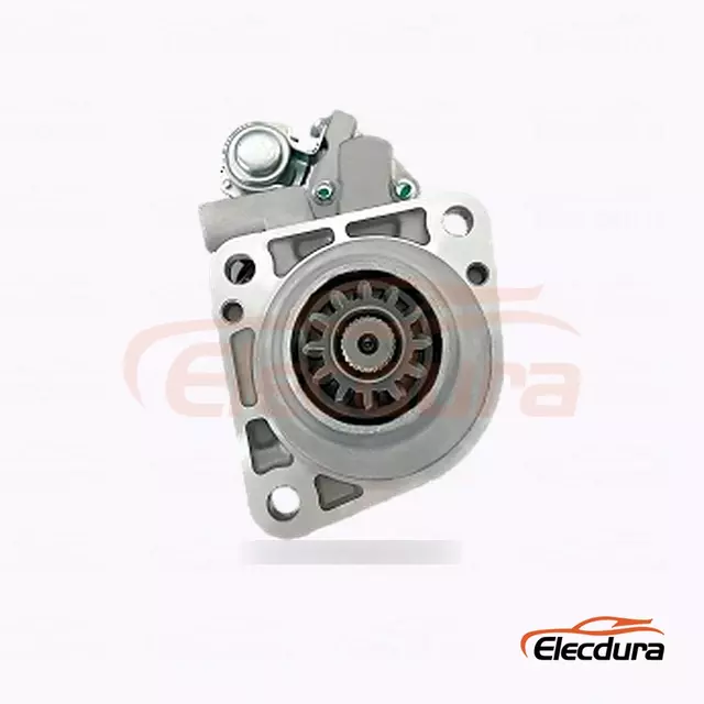DRS0321 V&yacute;konn&yacute; start&eacute;r typu Mitsubishi, 24V 5,5kW, 12 zubů, kompletn&iacute; bočn&iacute; pohled