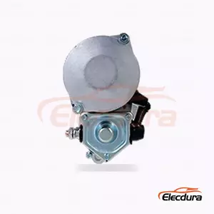 D6114 Shanghai Diesel D6114 Motor Startmotor, 24V 5,5kW 9 t&auml;nder, komplett sidovy