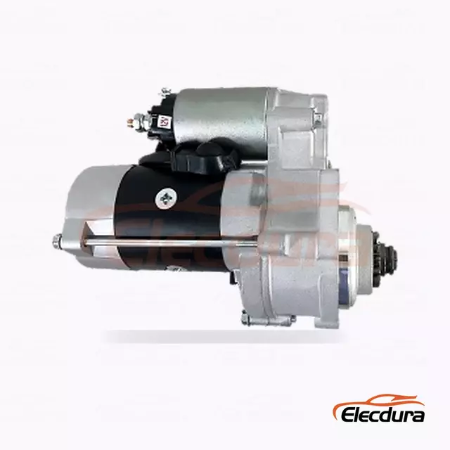 M2T56271 Mitsubishi K3D Startmotor, 12V 2,0kW 13 t&auml;nder, komplett sidovy