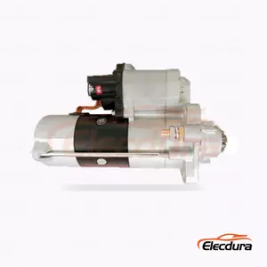 RE537519 John Deere 4045 6068 6090 24V 7.5kW มอเตอร์สตาร์ทขายส่ง มุมมองด้านหน้าของไดรฟ์
