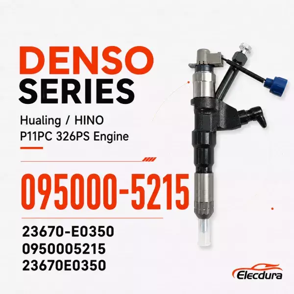 Injecteur diesel 095000-5215 pour moteur Hualing et HINO P11C