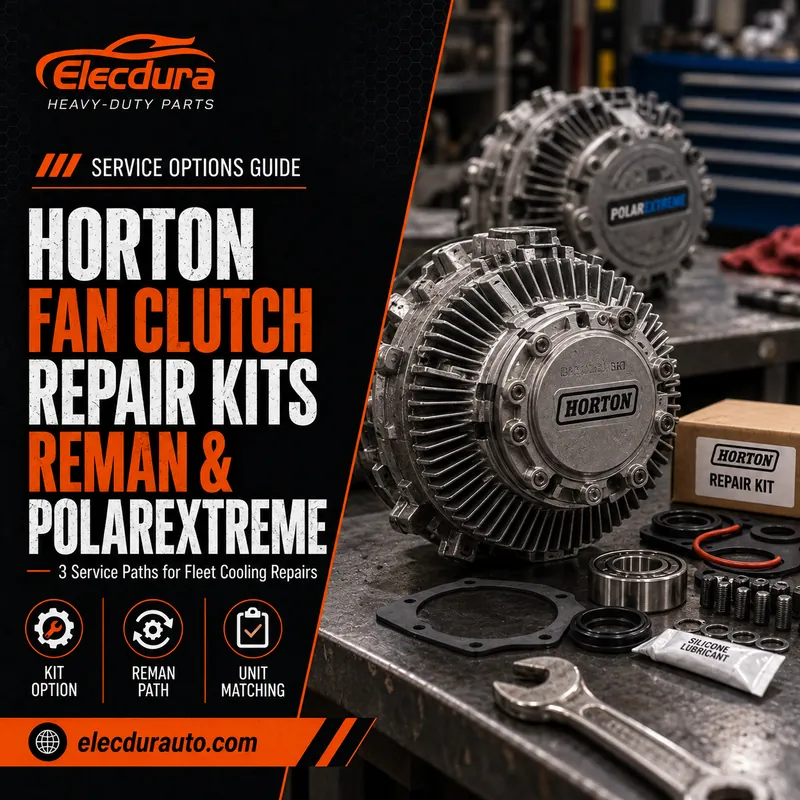 3 op&ccedil;&otilde;es de servi&ccedil;o de embreagem de ventilador Horton: kits de reparo DM, Reman e PolarExtreme