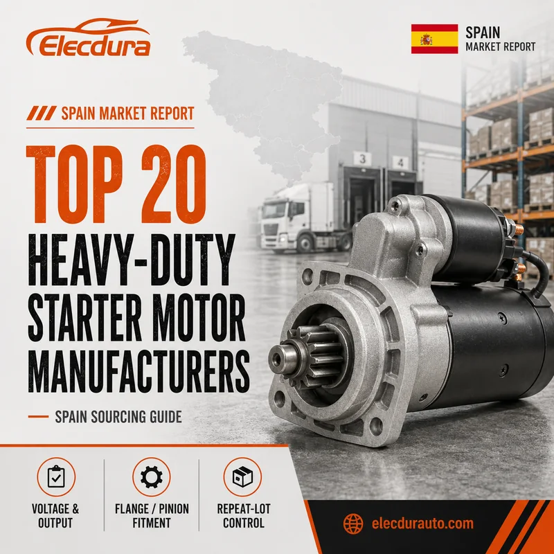 20 Produsen Motor Starter Tugas Berat Teratas di Spanyol