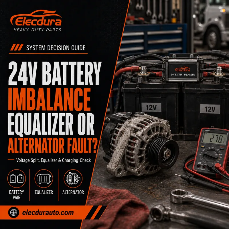 Squilibrio della batteria da 24 V: controllare l'equalizzatore prima di sostituire l'alternatore