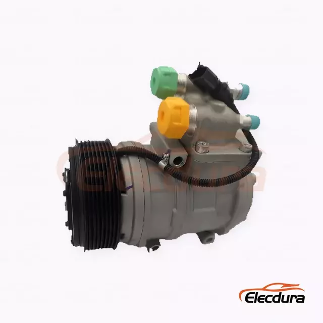 10PA17C 24V PV8 119 مم منافذ أمامية بحجم 5/6 ضاغط مكيف هواء للخدمة الشاقة لحافلة مدرسة كولينز