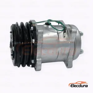 5H14 24V A2 132 mm 대형 상용차&middot;중장비용 A/C 컴프레서 Qingling / Isuzu 대형 트럭용