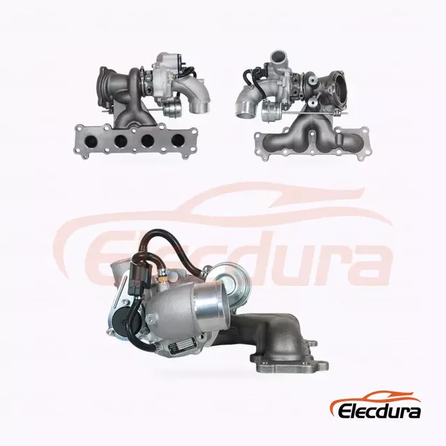 Elecdura K03 Turbodmychadlo 53039700288 OE LR031510 kompletn&iacute; sestava čeln&iacute; pohled
