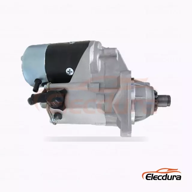 Motor de arranque tipo Denso de 12 V, 2,5 kW, 10 dientes CW, variante A, vista lateral completa