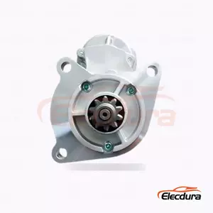 デンソータイプ 12V 2.5kW 10 歯 CW バリアント B スターター モーター、完全側面図