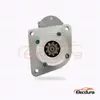 S014-008 Motor de pornire pentru utilizare grea, 12V 2,5kW 9 dinți, vedere de montare la capătul de antrenare
