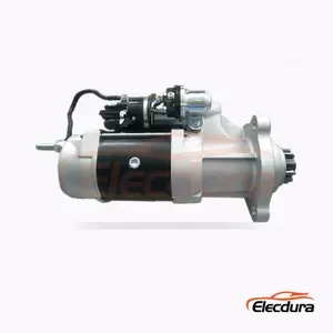 R335-7 Cummins Starter Motor, 24V 8.3kW 11 Gigi, Tampak Samping Lengkap