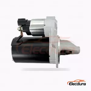 D&eacute;marreur Hyundai S3233S, 12 V, 0,9 kW, 11 dents, vue lat&eacute;rale compl&egrave;te