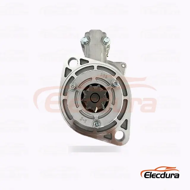 S13-407A Hitachi типа Стартер , 12V 2,8 kW 9 зубьев, полный вид сбоку