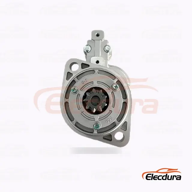 S13-211 Motor de pornire de tip Hitachi, 12V 2,8kW 9 dinți, vedere laterală completă
