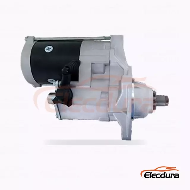 FYD103-N D6114 Utrustning Startmotor, 12V 4,0kW 9 t&auml;nder, komplett sidovy