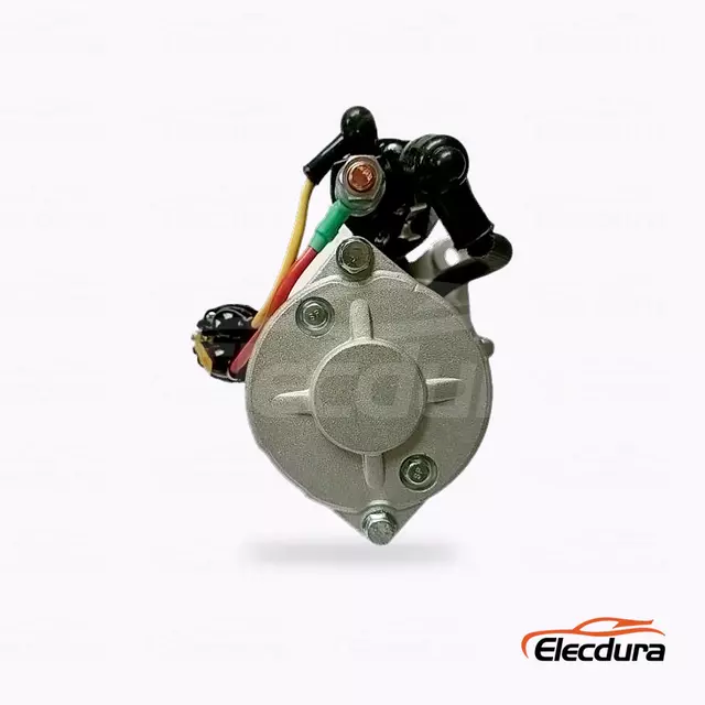ME037465 三菱 6D14 スターター モーター卸売、背面端子ビュー