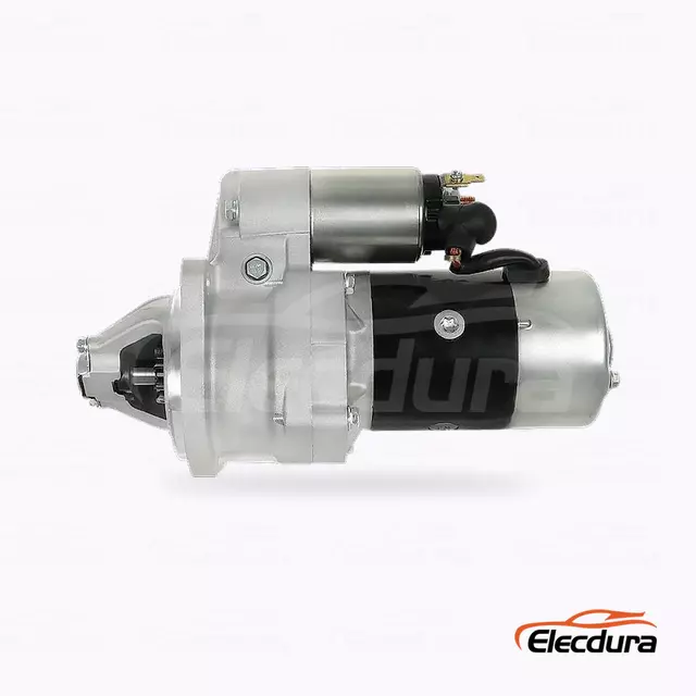 129953-77019 Yanmar 4TNE98 12V 3.0kW 9T 스타터 모터 도매, 전체 측면도