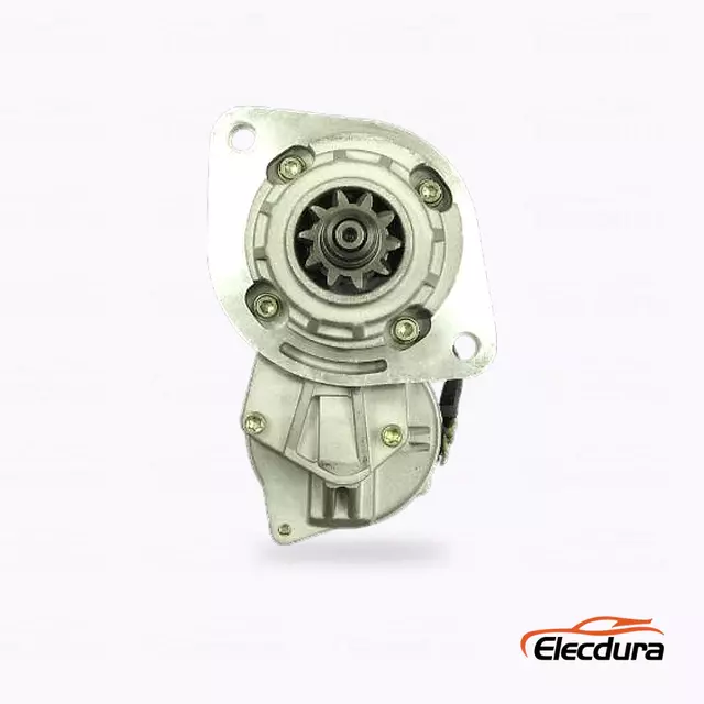 6008634410 Distributore motorino di avviamento Komatsu PC128U1 Cummins 6B, lato trasmissione, vista frontale