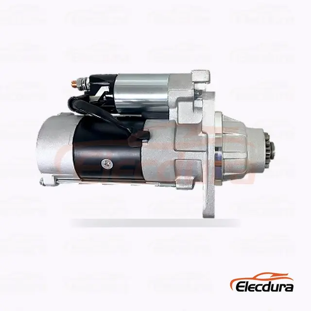 M9T60171 Mitsubishi Motor de arranque , 24V 5.5 kW 11 dientes, vista lateral completa