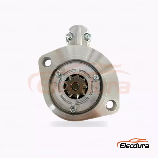 23300-10T01 Start&eacute;r typu Hitachi, 12V 2,8kW, 9 zubů, kompletn&iacute; bočn&iacute; pohled