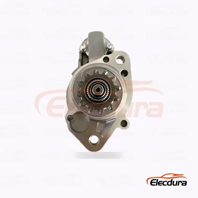 M008T71471 Motor de arranque Mitsubishi, 12 V, 1,7 kW, 12 dientes, vista lateral completa