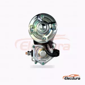 028000-7221 Toyota 2H startmotor, 12V 2,5kW 11 t&aelig;nder, komplet set fra siden