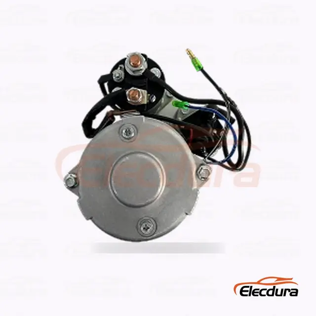 91-28-4026 Hitachi-type startmotor, 24V 5,0kW 9 t&aelig;nder, bagfra terminalvisning