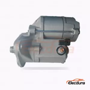 128000-190 Toyota-startmotor, 12V 1,0 kW, 9 tanden, compleet zijaanzicht