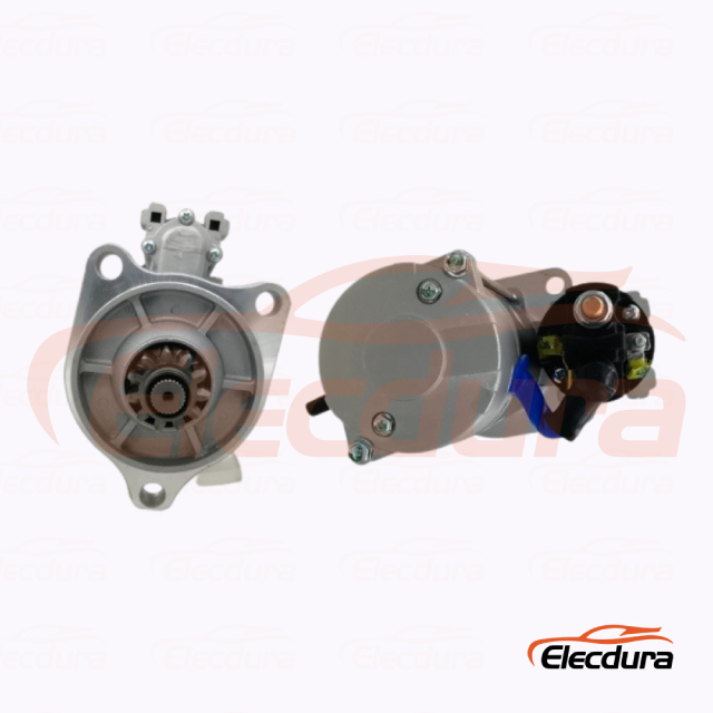28100-2875, 28100-E0300 มอเตอร์สตาร์ทสำหรับงานหนักสำหรับ Hino P11C, 24V 11T, 47mm Pinion OD, การหมั้น 122 มม.