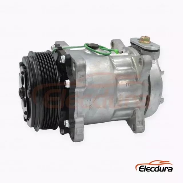 Kompresor A/C Tugas Berat 7H15 24V 6PK 119 mm untuk truk Sinotruk HOWO A7