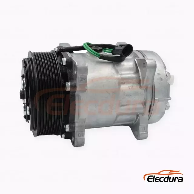 ضاغط مكيف الهواء للخدمة الشاقة 7H15 24V 8PK لشاحنة Foton M4 إصدار المنفذ الخلفي 8PK