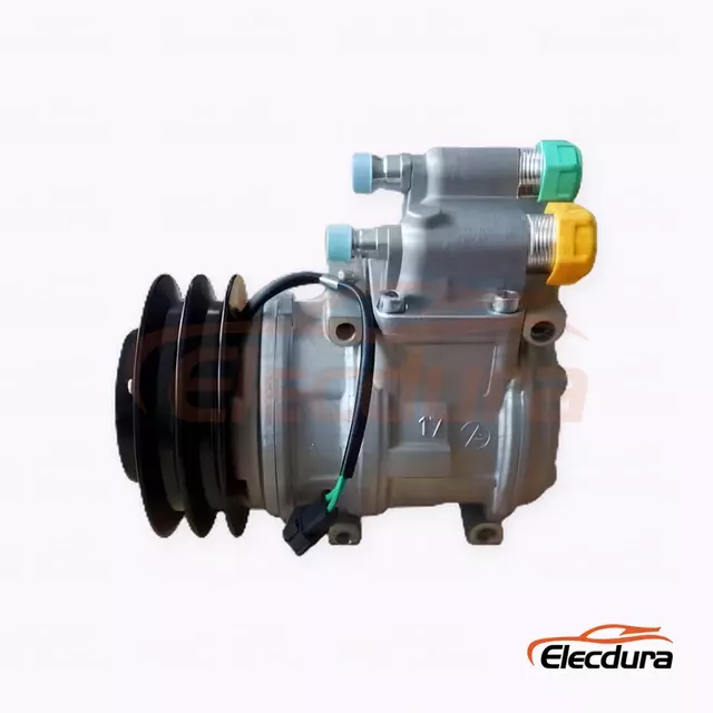 10PA17C 24V B2 138 ملم خلفي 5/6 منافذ حجم ضاغط مكيف الهواء للخدمة الشاقة لحافلة مدرسة كولينز