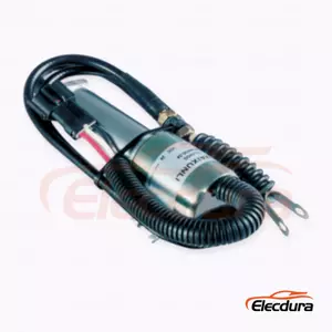 Elektromagnes zatrzymujący paliwo 24 V 11N6-666030-24 do koparki Hyundai