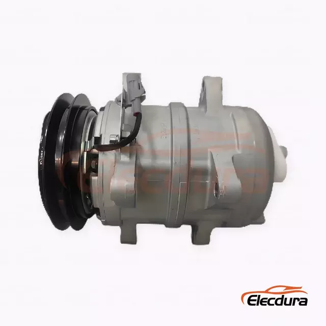 Compresor de aire acondicionado de alta resistencia de ocho orejas 6K17C 24V A1 135 mm para cami&oacute;n pesado Foton Auman H3